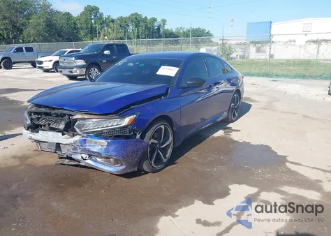 2021 Honda Accord Sport z USA, uszkodzony, nr VIN 1HGCV1F32MA051295